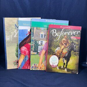 Set Of 4 An American Girl Books: Meet Molly Meet Kit Meet Marie-Grace & Beforeve